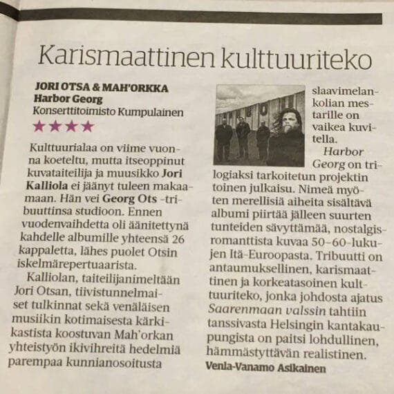 Jor Otsa & Mah'Orkka - Levyarvostelu